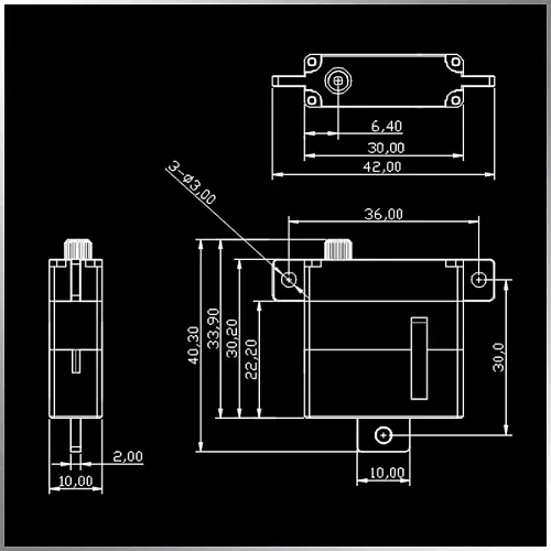 KMCLS0612W цифровой сервопривод крыла