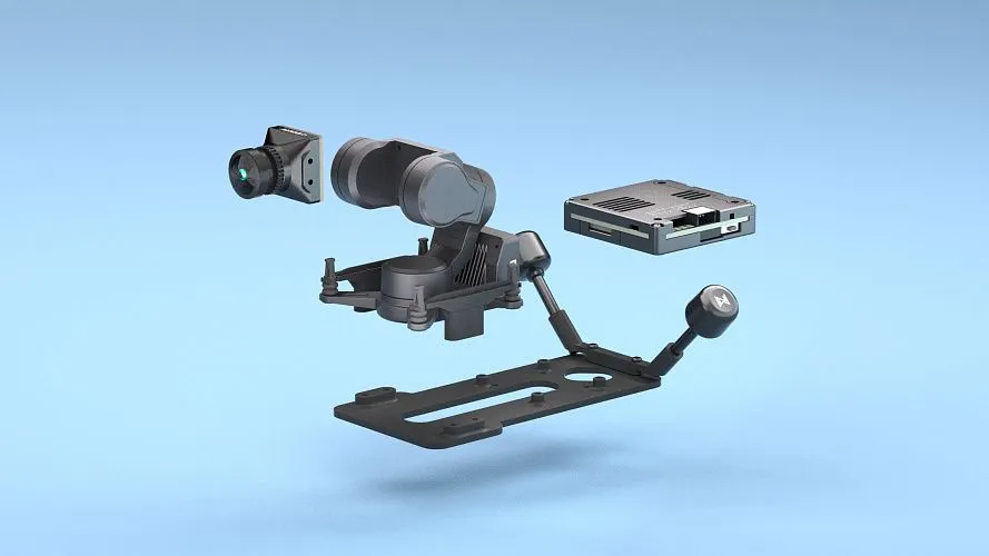 Комплект: цифровые FPV-очки Walksnail Avatar HD Goggles L, трехосевой подвес GM3 и профессиональная HD-система Pro Kit (Sony Starvis II)
