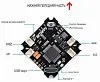 Полетный контроллер BETAFPV F3 Brushed Frsky D8 (SBUS) плата с приемником и OSD