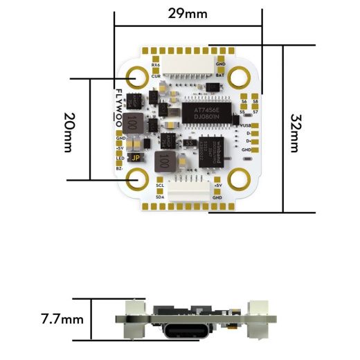 Полетный контроллер GOKU F722 PRO Mini V2