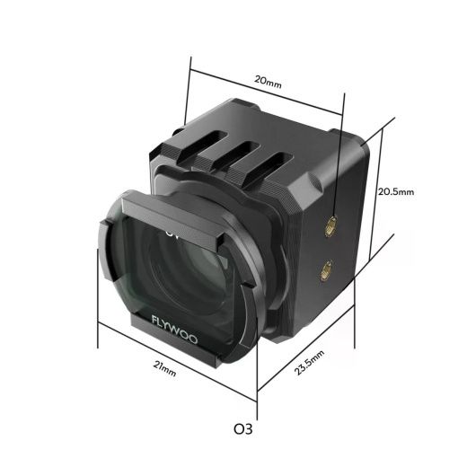 Широкоугольная линза 155° для DJI O4 Lite (крепление O3 / 20 мм)