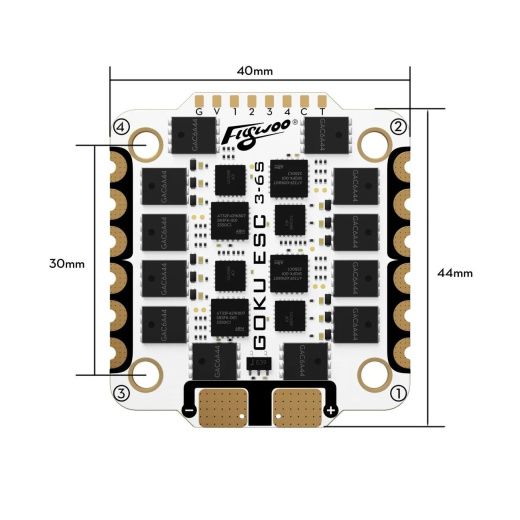 Регулятор оборотов GOKU G55M 55A 4-in-1 ESC (BL32)