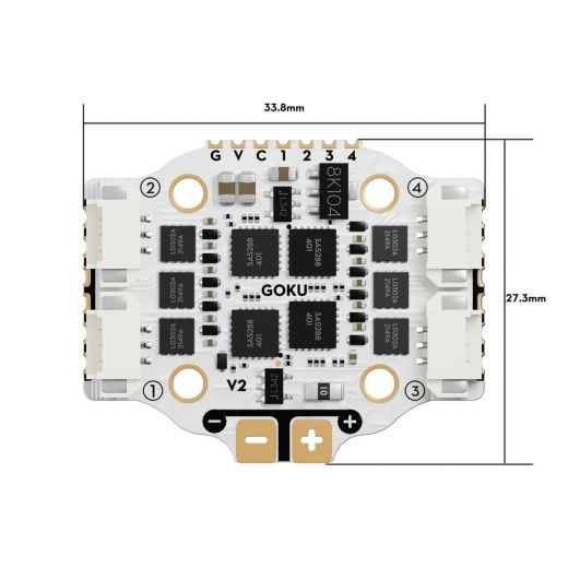 Регулятор оборотов GOKU BS 20A ESC V3 с LED