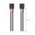 Соединительный провод Flywoo Black XT30U 50mm 20AWG Male (2 шт.) для дрона