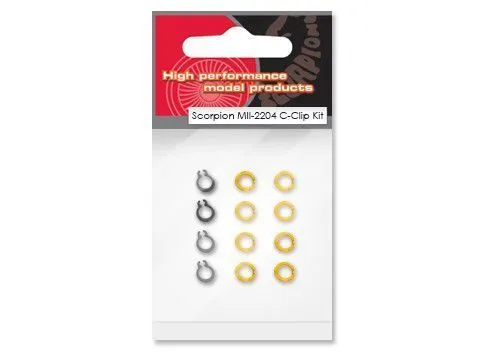 Комплект стопорных колец Scorpion MII-2204 C-Clip Kit