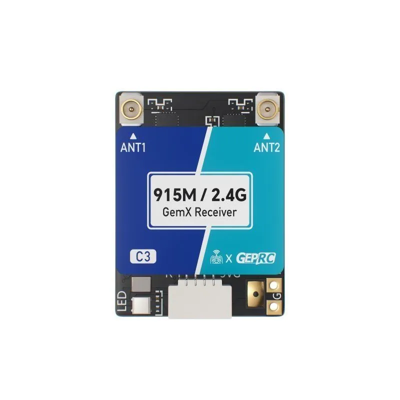 Приемник GEPRC ELRS 915M/2.4G C3 Gemini Xrossband