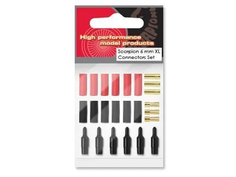 Комплект коннекторов Scorpion 6mm XL