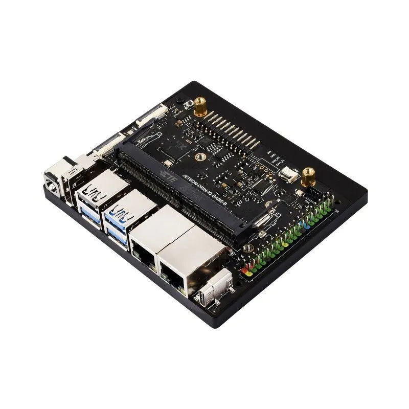 Материнская плата с двумя Ethernet-портами для модулей Jetson Orin Nano и Orin NX