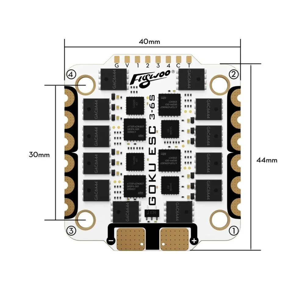 Регулятор оборотов GOKU G55M 55A 4-in-1 ESC (BL32)