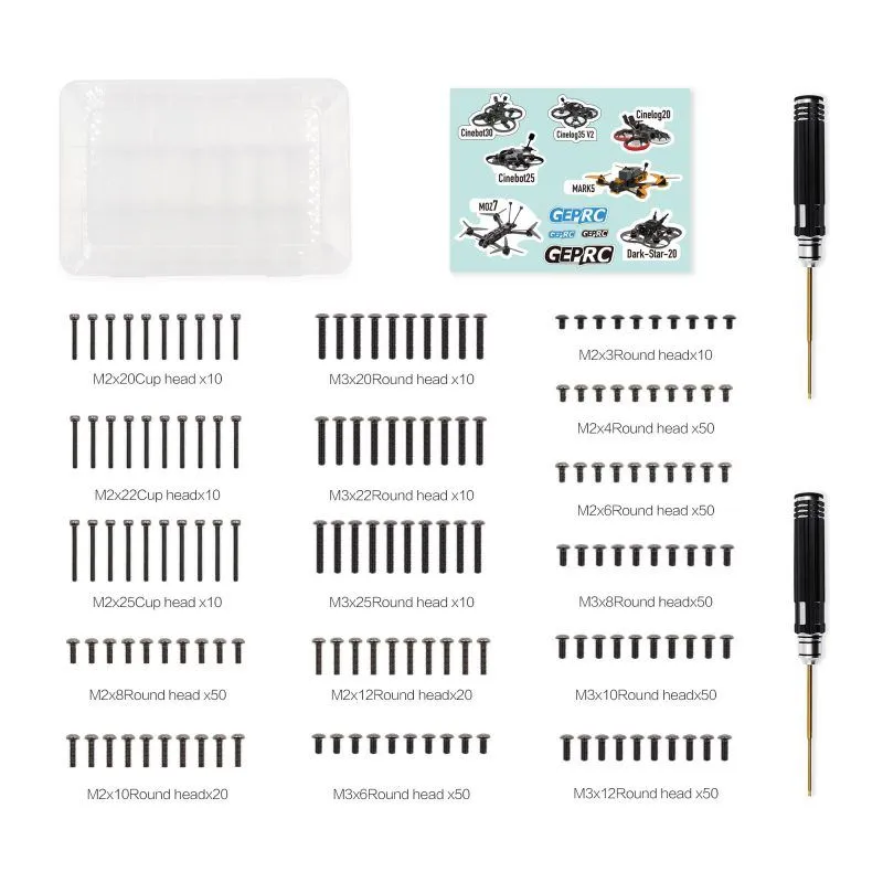 Универсальный набор крепежа GEPRC (Screw Box)