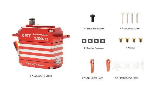 SV5006-12 SHV стандартный бесщеточный сервопривод
