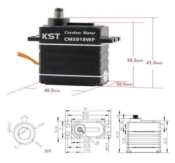 CM5018WP сервопривод