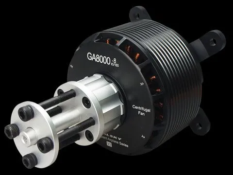 GA8000 — бесколлекторные моторы для крупных самолётов и UAV