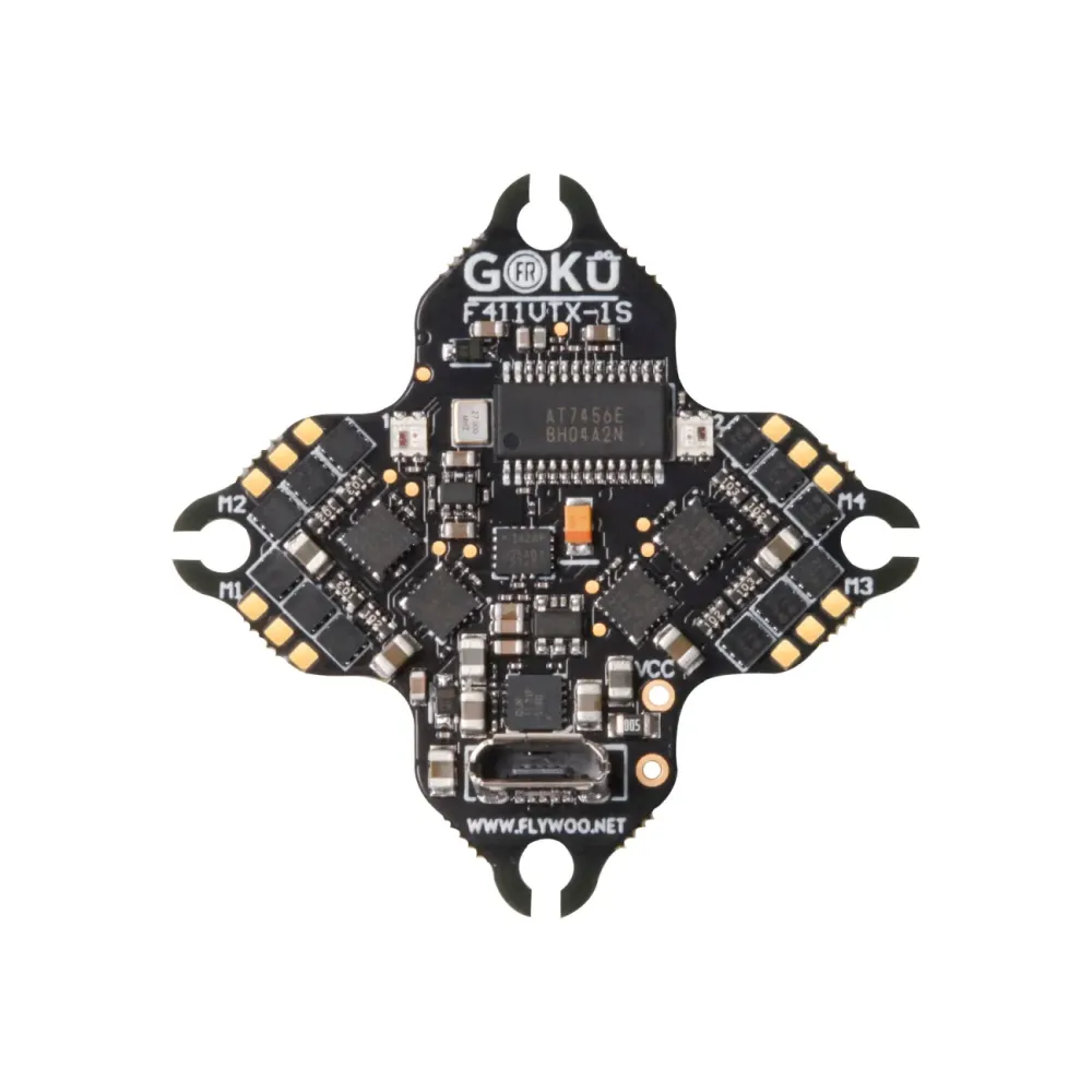 Полетный контроллер и VTX стек GOKU Versatile F411 1S 5A AIO V2.0