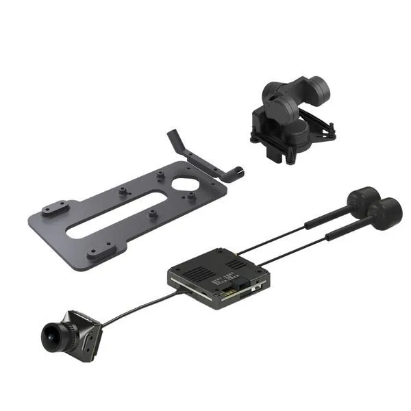 Профессиональный комплект: цифровая HD-система Walksnail Avatar Pro Kit, трехосевой подвес GM3 и 3D-печатное крепление