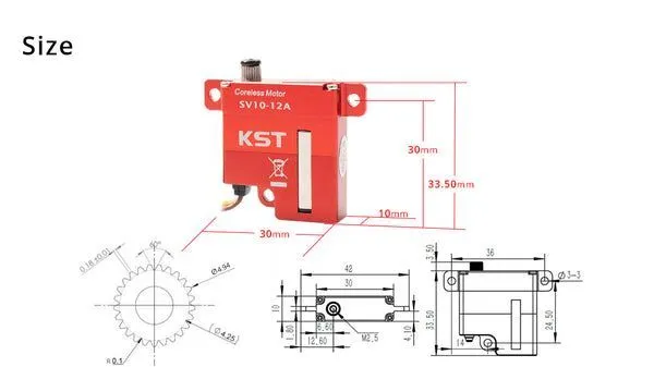 SV10-12A и SV10-12B SHV крыльевой сервопривод