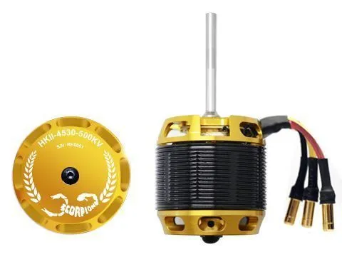 Двигатель Scorpion HKII-4530-500KV (вал 6x55 мм)