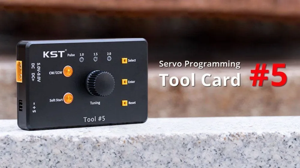 Карта настройки сервоприводов KST V6.0 & V8.0 — Programming Tool Card #5