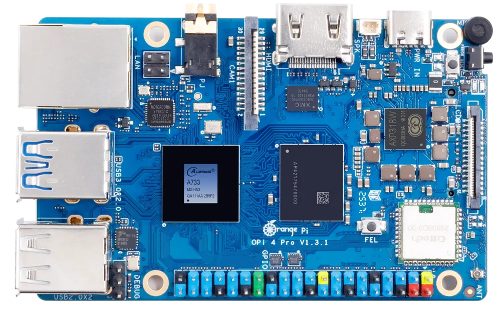 Микрокомпьютер Orange Pi 4 Pro