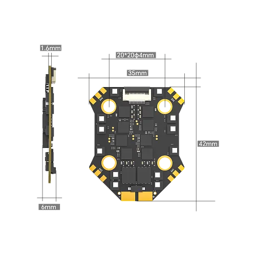 Стек Borg Mini F7 (регулятор Mini 60 4-в-1)