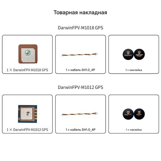 GPS-модуль DarwinFPV-M1018 для FPV-дронов