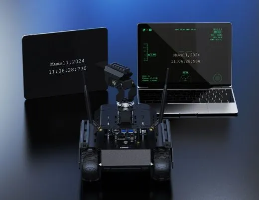 Шестиколёсный робот UGV Rover ROS 2 Kit с ИИ-модулем Jetson Orin Nano 4GB