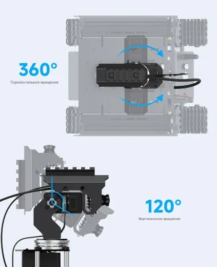 Гусеничный робот UGV Beast PT AI Kit с ИИ-модулем Jetson Orin Nano 4GB