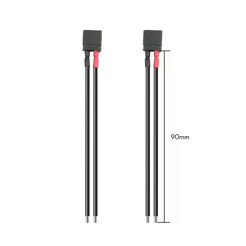 Соединительный провод Flywoo Black XT30U 90mm 18AWG Male (2 шт.) для дрона