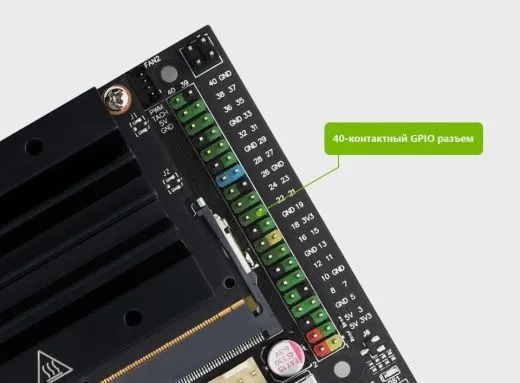 Полный комплект разработчика Jetson Nano Dev Kit A (с Wi-Fi, охлаждением и питанием)