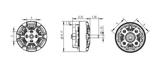 Мотор GEPRC SPEEDX2 1202.5 10000KV