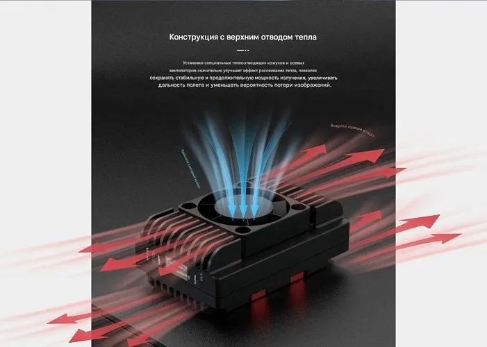 Передатчик BrotherHobby Avenger 3–8S 4.8–6.2G VTX 7W