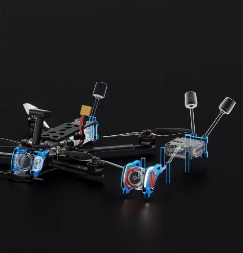 Tern-LR40 O4 Pro Upgrade Kit (комплект для модернизации под DJI O4 Air Unit Pro)