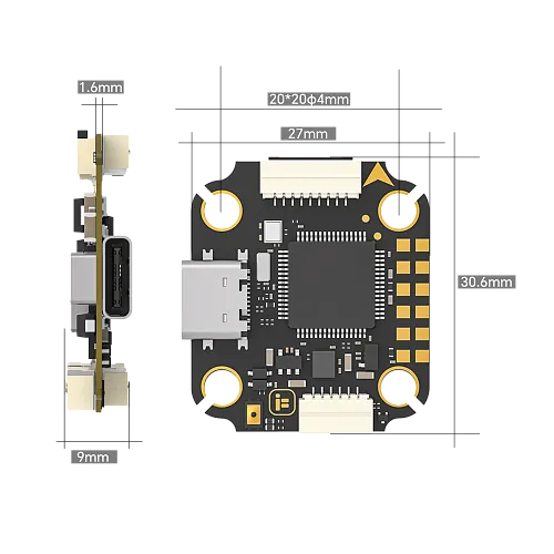 Стек Borg Mini F7 (регулятор Mini 60 4-в-1)