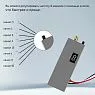 Видеопередатчик DarwinFPV 1.2G 1.6W VTX (комплект с антенной)