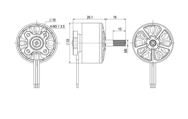 Мотор GEPRC EM2812 900KV