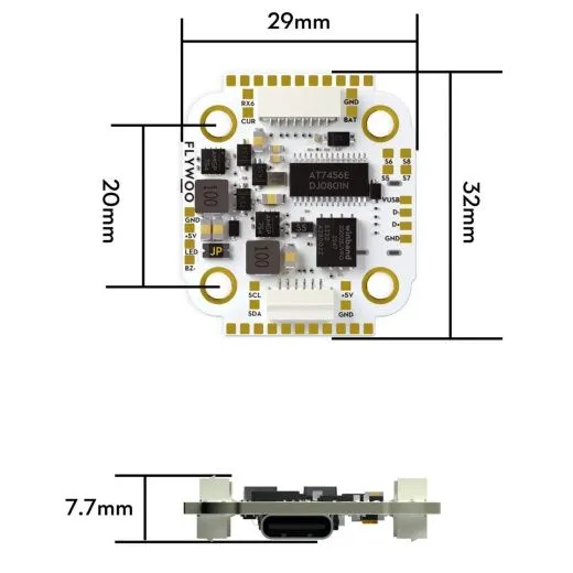 Полетный контроллер GOKU F722 PRO Mini V2