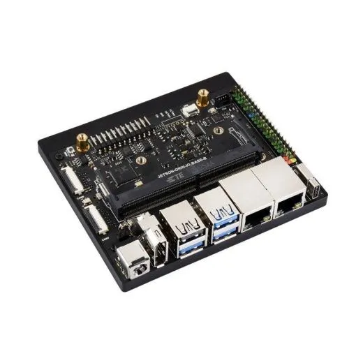 Материнская плата с двумя Ethernet-портами для модулей Jetson Orin Nano и Orin NX