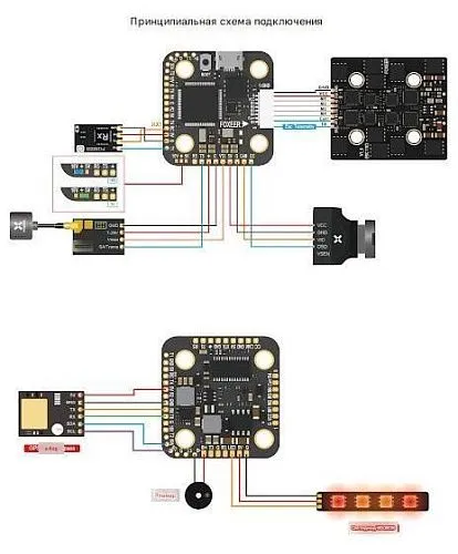 Полетный контроллер Foxeer F722 V4 Dual BEC 8S HV Mini (ICM42688)