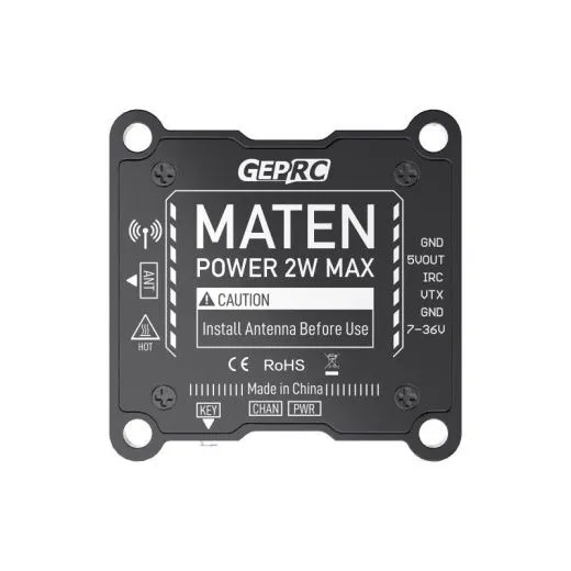 Видеопередатчик GEPRC MATEN 1.2G 2W VTX