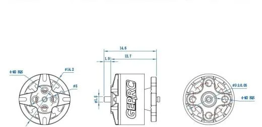 Мотор GEPRC GEP-GR1105 6000KV