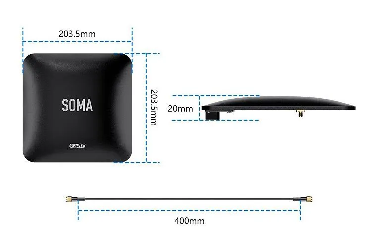 Направленная панельная антенна GEPRC SOMA 5.8 ГГц