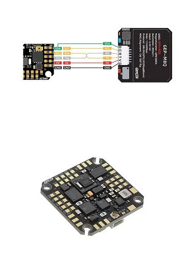 Полетный контроллер GEPRC TAKER F405 20A ELRS2.4G AIO