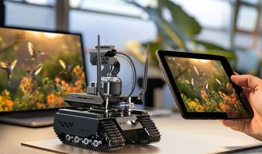 Гусеничный робот UGV Beast ROS 2 Kit с ИИ-модулем Jetson Orin Nano 4GB