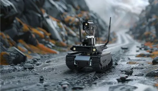 Гусеничный робот UGV Beast ROS 2 Kit с ИИ-модулем Jetson Orin Nano 4GB