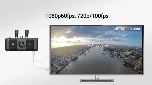 Комплект: внешний видеоприемник Walksnail Avatar FPV VRX и мощная HD-система Avatar GT Kit (2W, Sony Starvis II)