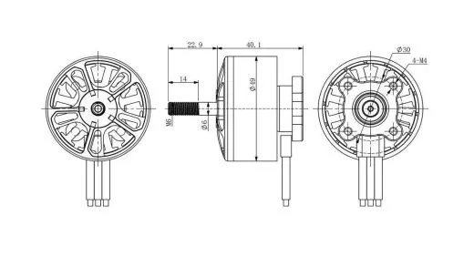 Мотор GEPRC EM4218 350KV