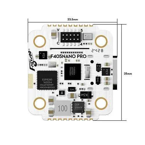Полетный контроллер и ESC стек GOKU HEX GN405 Nano HD 20A V3