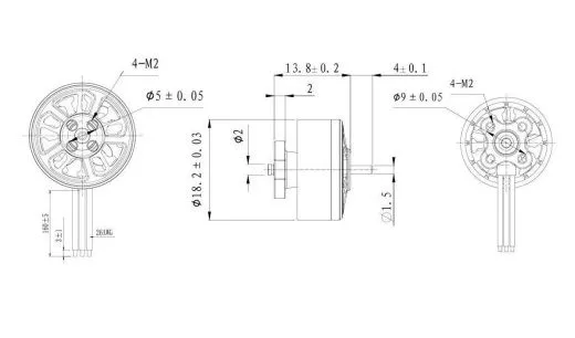 Мотор GEPRC SPEEDX2 1404 3000KV