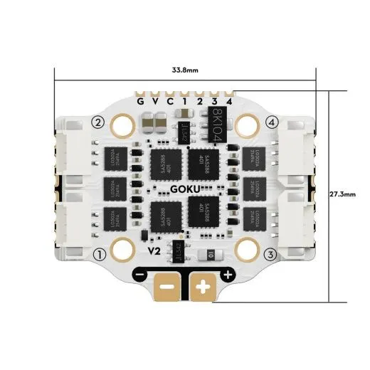 Регулятор оборотов GOKU BS 20A ESC V3 с LED