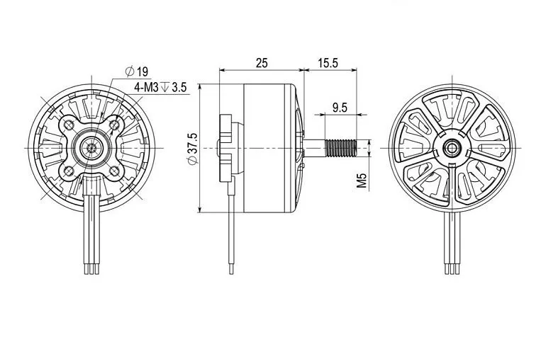 Мотор GEPRC EM3110 900KV